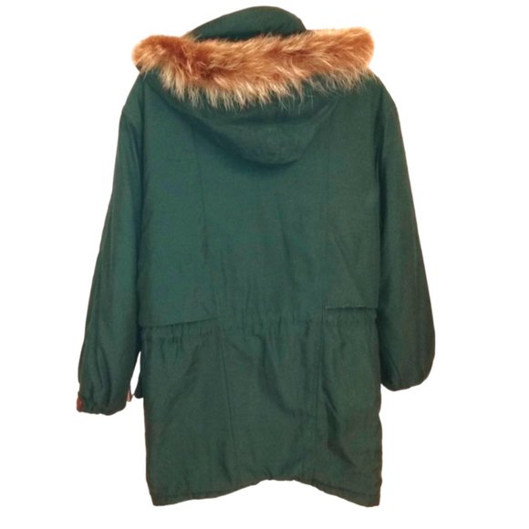 Larry Levine Vintage Fur Trimmed Parka - Picture 2 of 8